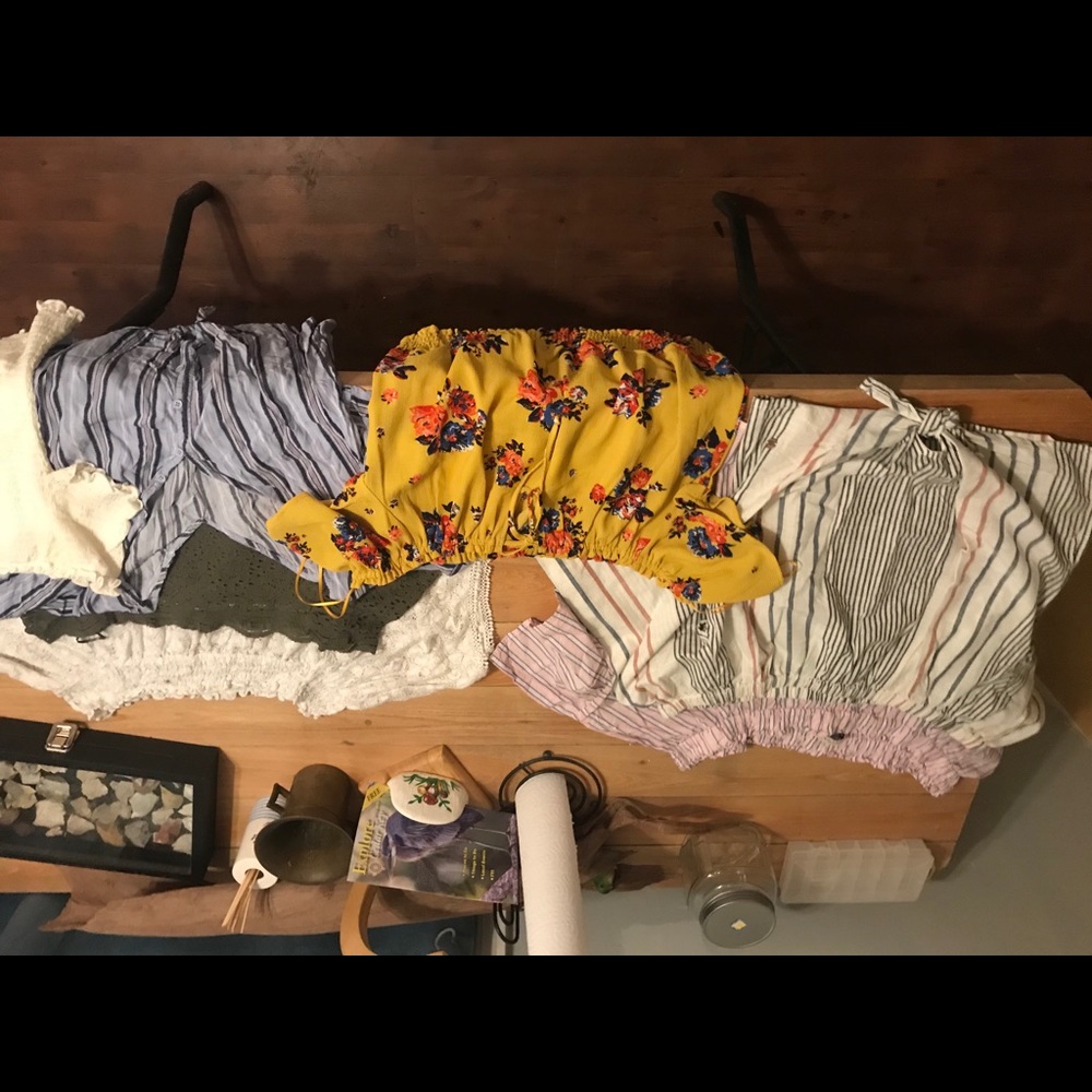 Bundle of 5 shirts. All used and size small
